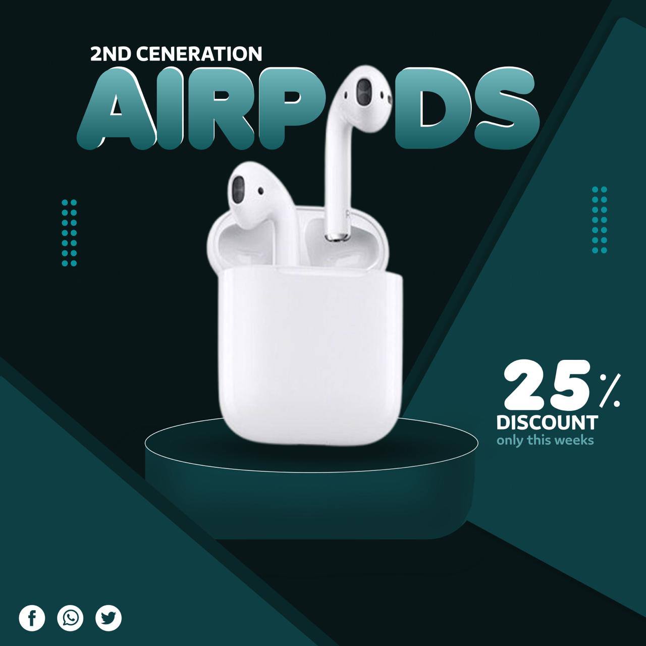 AirPods Promotional Advertising Design